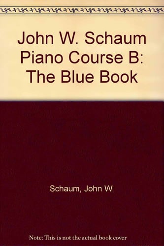 Cover of John W. Schaum Piano Course B