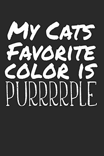 My Cats Favorite Color Is Purrrrple Calendar Monthly Planer Family Planer A5 I Cat Puns I Fun I Funny Cats Pun Meme I Book I Quotes I Saying I Kitten I Cat Lovers