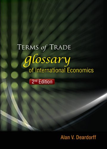 Terms of Trade Glossary of International Economics