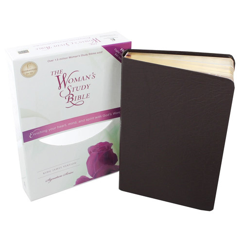 KJV, The Woman's Study Bible, Bonded Leather, Burgundy (Signature)