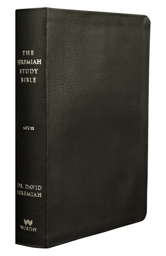 The Jeremiah Study Bible, NIV: Black Genuine Leather What It Says. What It Means. What It Means for You.