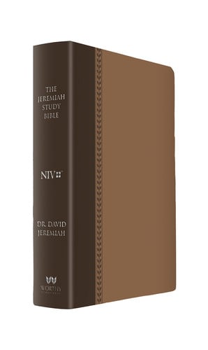 The Jeremiah Study Bible, NIV: (Brown w/ burnished edges) Leatherluxe® What It Says. What It Means. What It Means for You.