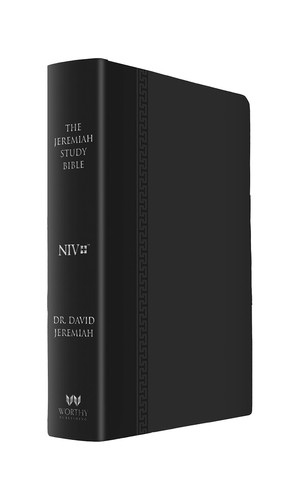 The Jeremiah Study Bible, NIV: (Black w/ burnished edges) Leatherluxe® What It Says. What It Means. What It Means for You.