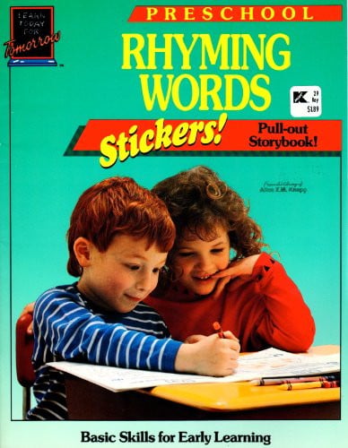 Cover of Rhyming Words (Learn Today for Tomorrow Preschool Workbook)