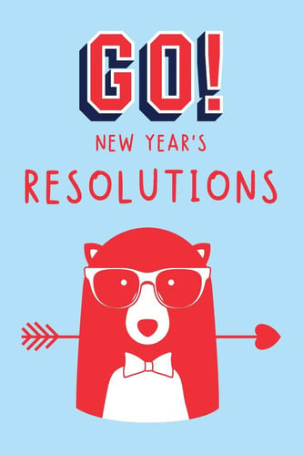 Go! New Years Resolutions New Year Resolution Journal. Achieve Your Goals in Just 100 Days and Relax for the Rest of the Year. Motivational Notebook, Diary, Gift, Non Dated, Guided 157 Pages, 6 X 9