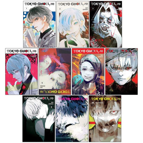 Tokyo Ghoul vol (1-10) Sui Ishida 10 Books Collection Set (Tokyo Ghoul: re, Vol. 1,Tokyo Ghoul: re, Vol. 2,Tokyo Ghoul Volume 3,Tokyo Ghoul Volume 4,Tokyo Ghoul Volume 5,Tokyo Ghoul Volume 6)