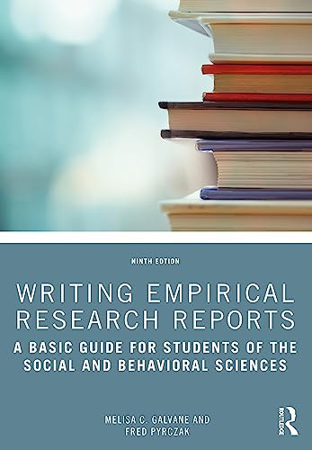 Writing Empirical Research Reports A Basic Guide for Students of the Social and Behavioral Sciences