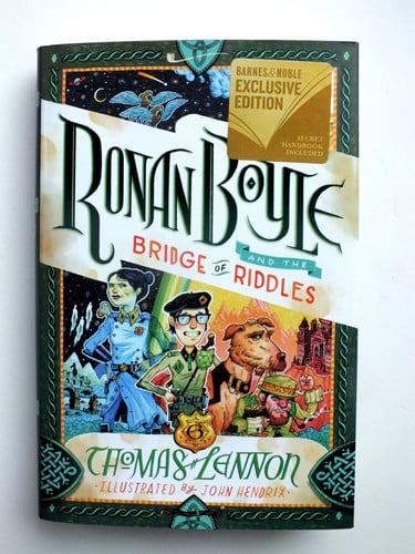 Cover of Ronan Boyle and the Bridge of Riddles (Ronan Boyle #1) (B&N Edition)