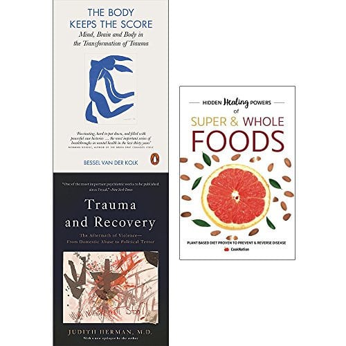 Body keeps the score, trauma and recovery and hidden healing powers 3 books collection set
