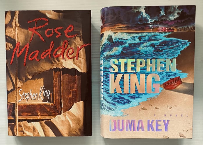 2 Stephen King Books! 1) Rose Madder 2) Duma Key