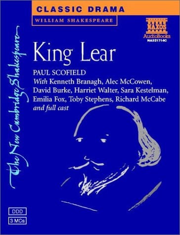 King Lear Audio Cassettes x 3 (New Cambridge Shakespeare Audio)