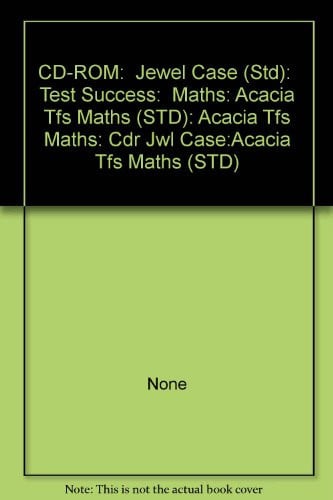 Cover of Cdr Jewel Case:Acacia Tfs Maths (STD)