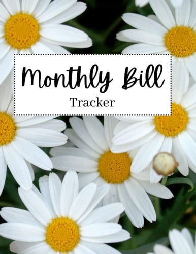 Monthly Bill Tracker: for Income, Debt, Saving and Expenses | Bill Tracker Organizer for 10 years