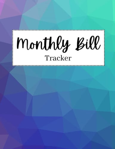 Monthly Bill Tracker: Large Financial Planner Budget Book to Control Your Money for 10 years