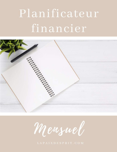 Planificateur financier mensuel | Suivez votre budget mensuellement comme un pro pendant 12 mois (French Edition)