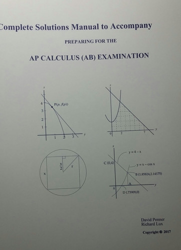Cover of Complete Solutions Manual to Accompany Preparing for the AP Calculus (AB) Examination