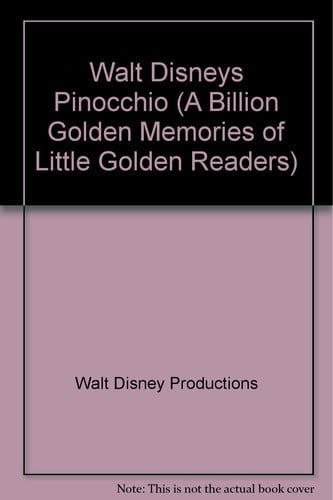 Cover of Walt Disneys Pinocchio