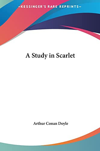 A Study in Scarlet