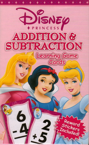 Cover of Disney Princess Game Cards With Sticker
