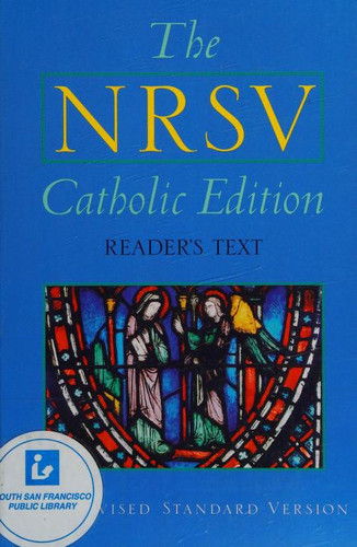 The NRSV Catholic Edition: Standard Edition New Revised Standard Version