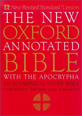 The New Oxford Annotated Bible with the Apocrypha, New Revised Standard Version