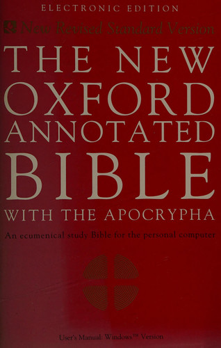 The New Oxford Annotated Bible, New Revised Standard Version with Apocrypha