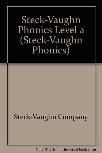 Cover of Steck-Vaughn Phonics Level a (Steck-Vaughn Phonics)