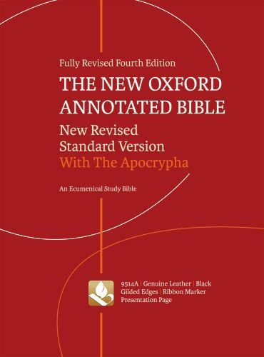 The New Oxford Annotated Bible with Apocrypha: New Revised Standard Version