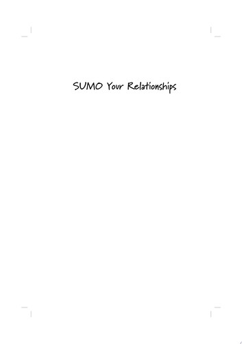 SUMO Your Relationships How to handle not strangle the people you live and work with