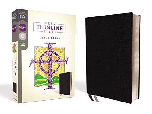 NRSV Thinline Bible [Large Print, Black]