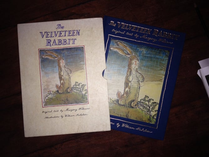 The Velveteen Rabbit Altered Book Art