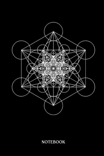 Mandala Notebook: Sacred Fractal Geometry Mandala High Vibe Art Yoga Mantra | 6" X 9" 120 Pages Wide Ruled Lined Notebook With Bohemian Mandala.