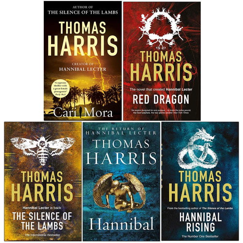 Cari Mora [Hardback] and Hannibal Lecter Series Collection 5 Books Set by Thomas Harris (Red Dragon, Silence Of The Lambs, Hannibal, Hannibal Rising,Cari Mora)