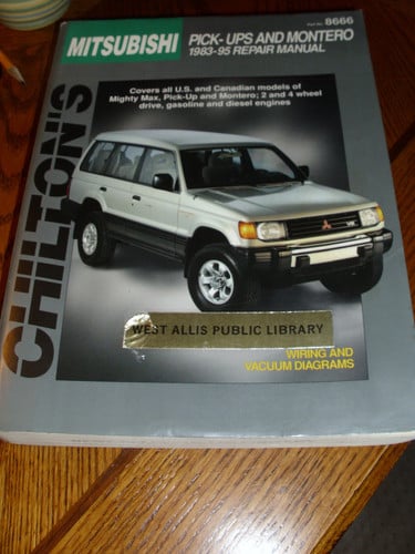 Chilton's Mitsubishi Pick-ups & Montero 1983-95 Repair Manual