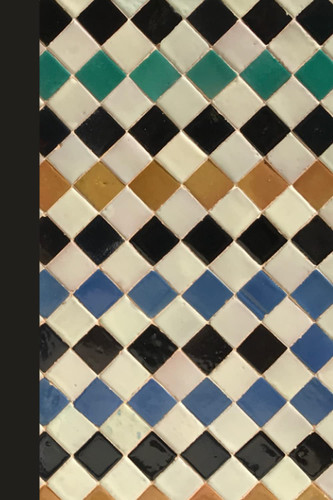 Notebook | Lined Paperback Journal | 6 X 9 Inches | 120 Pages | Ceramic Tile