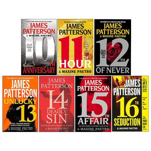 James patterson womens murder club collection 7 books set