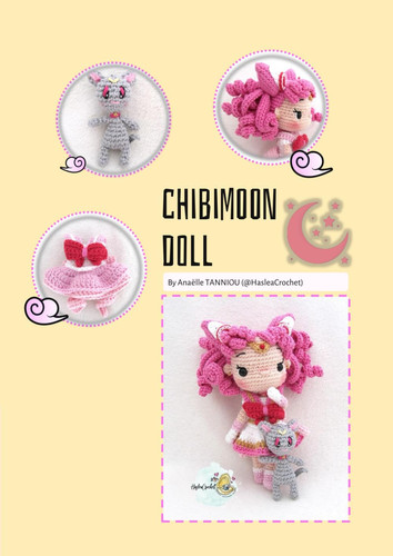 Chibimoon (Chibiusa) doll: Doll crochet tutorial