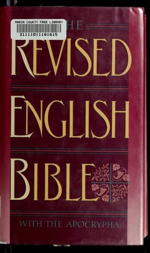 REB 125 Standard Edition with Apocrypha Burgundy Hardback with Jacket