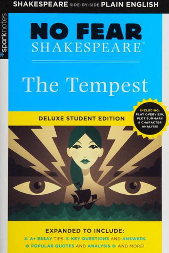 The Tempest No Fear Shakespeare Deluxe Student Editions - Shakespeare Side-By-Side Plain English