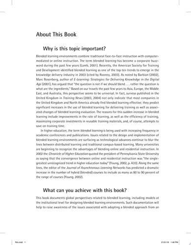 The Handbook of Blended Learning Global Perspectives, Local Designs - Book by Curtis J. Bonk