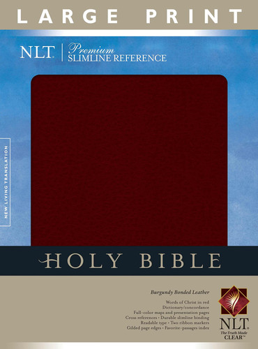 Premium Slimline Reference Bible NLT, Large Print