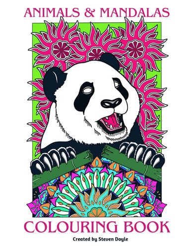 Animals & Mandalas - Colouring Book