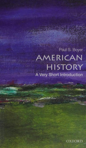 American History A Very Short Introduction