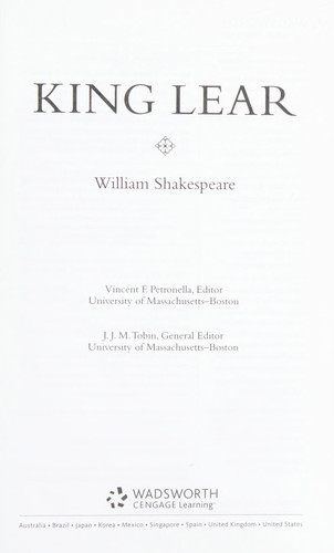 King Lear: Evans Shakespeare Edition