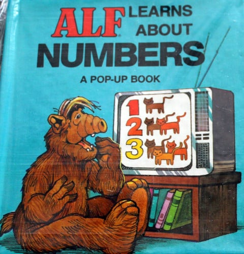 Cover of ALF learns about numbers