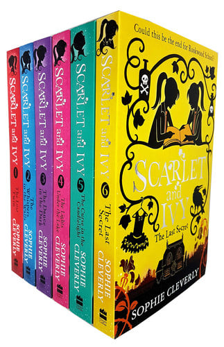 Scarlet and Ivy Series 6 Books Collection Set by Sophie Cleverly (The Lost Twin,The Whispers in the Walls,The Dance in the Dark,The Lights Under the Lake,The Curse in the Candlelight,The Last Secret)