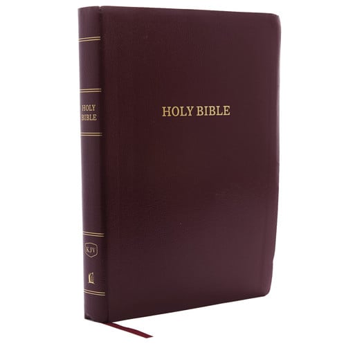 KJV Reference Bible Red Letter Edition [Giant Print, Burgundy]