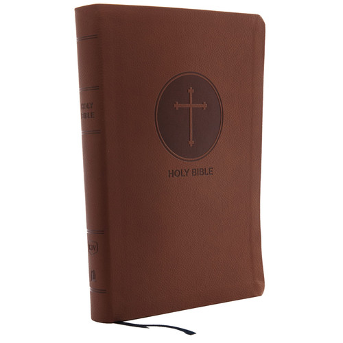 KJV Reference Bible Red Letter Edition [Giant Print, Brown]