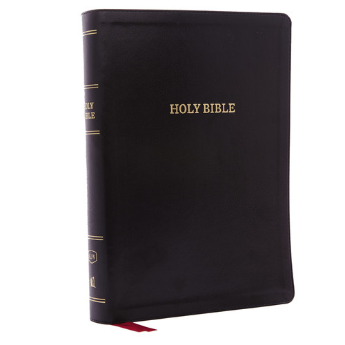 KJV Deluxe Reference Bible Red Letter Edition [Super Giant Print, Black]