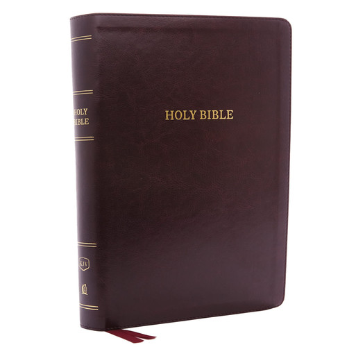 KJV Deluxe Reference Bible Red Letter Edition [Super Giant Print, Burgundy]